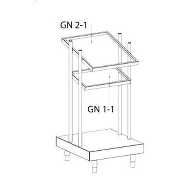 Диспенсер подносов Apach Chef Line LDT76
