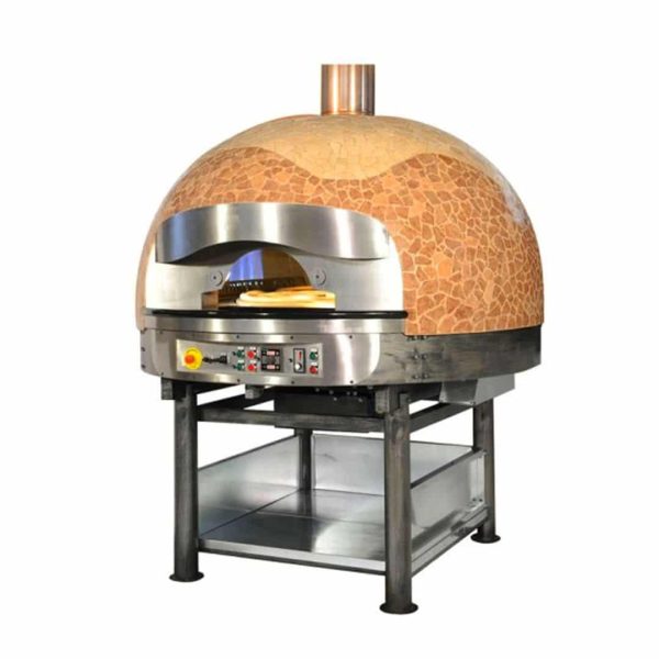 Печь ротационная газовая Morello Forni FGR110 GAS CUPOLA MOSAIC