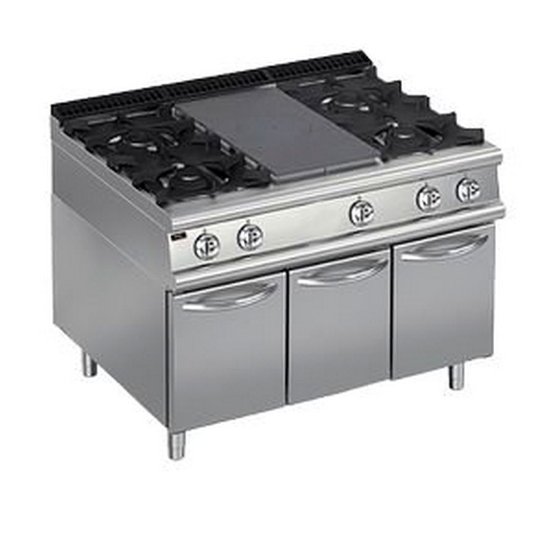 Плита со сплошной поверхностью газовая Apach LRSTG127R4CS