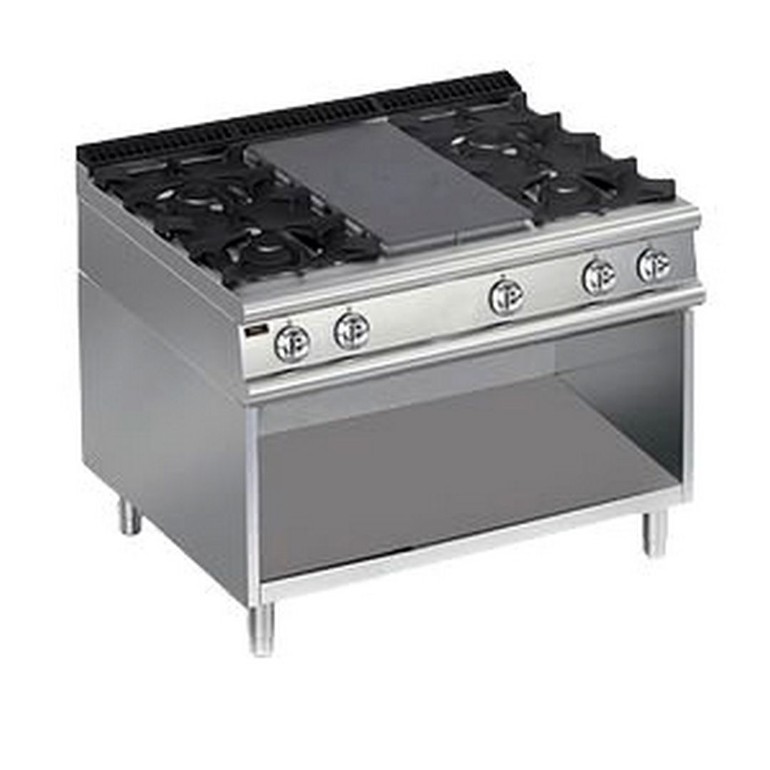 Плита со сплошной поверхностью газовая Apach LRSTG127R4OS