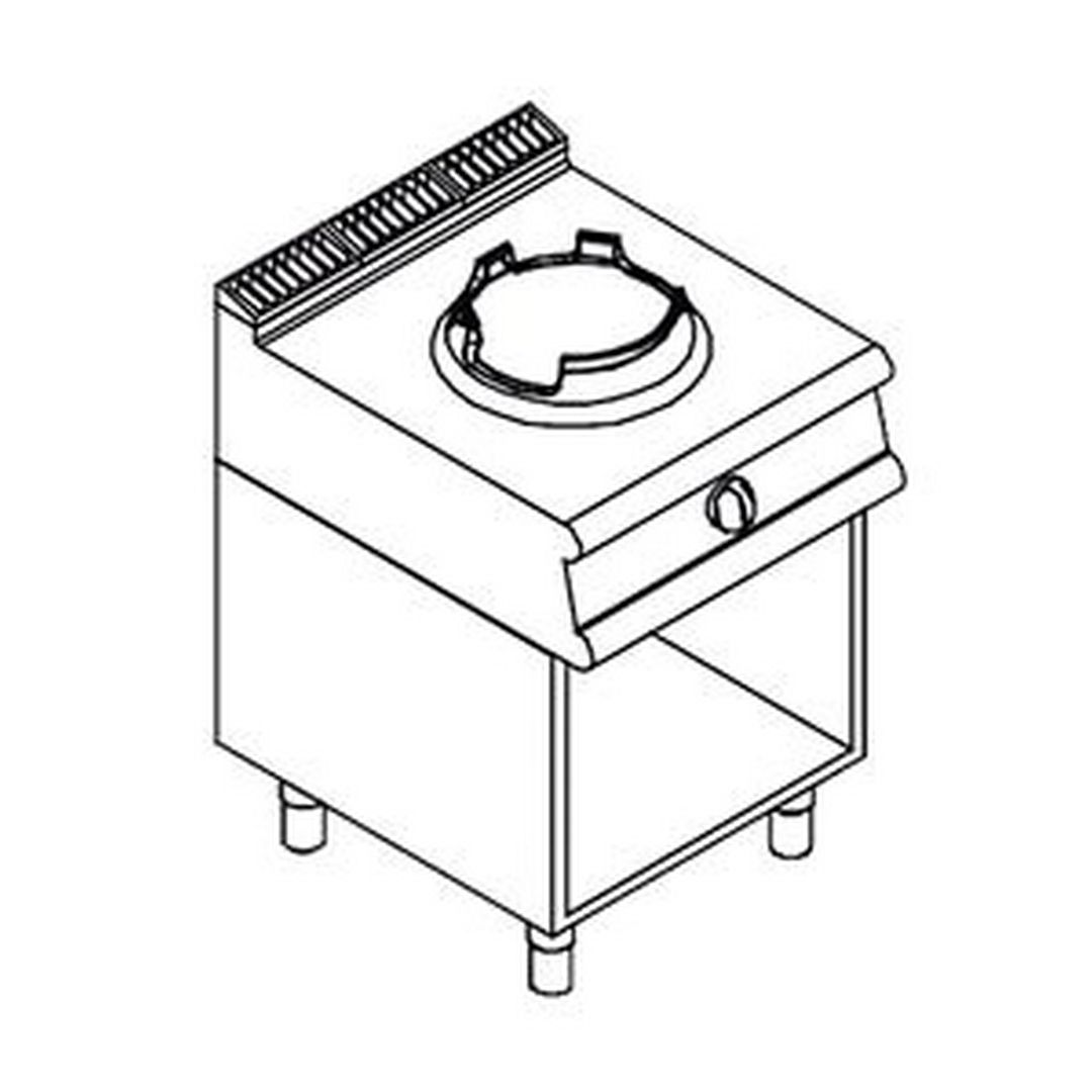 Плита WOK газовая  Apach  LRWG67POS
