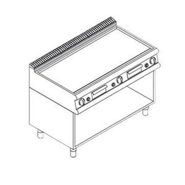 Поверхность жарочная газовая  Apach LFTG127LOS