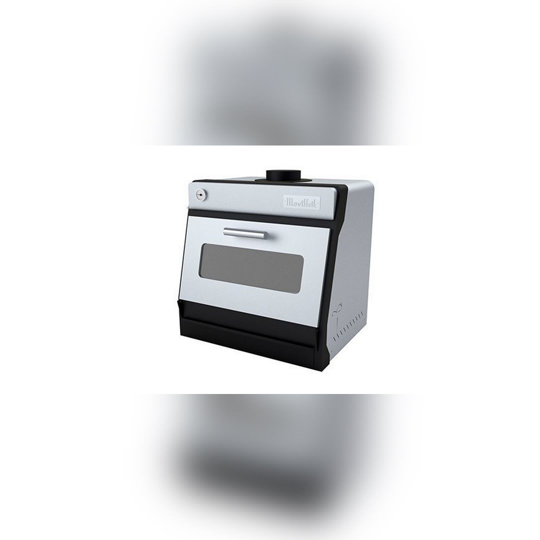 Печь угольная MOVILFRIT BR-45 INOX (с регулятором потока воздуха)
