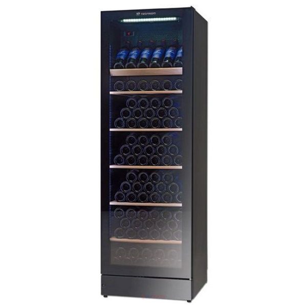 Шкаф винный вентилируемый WINE 185 FG Черный металлический