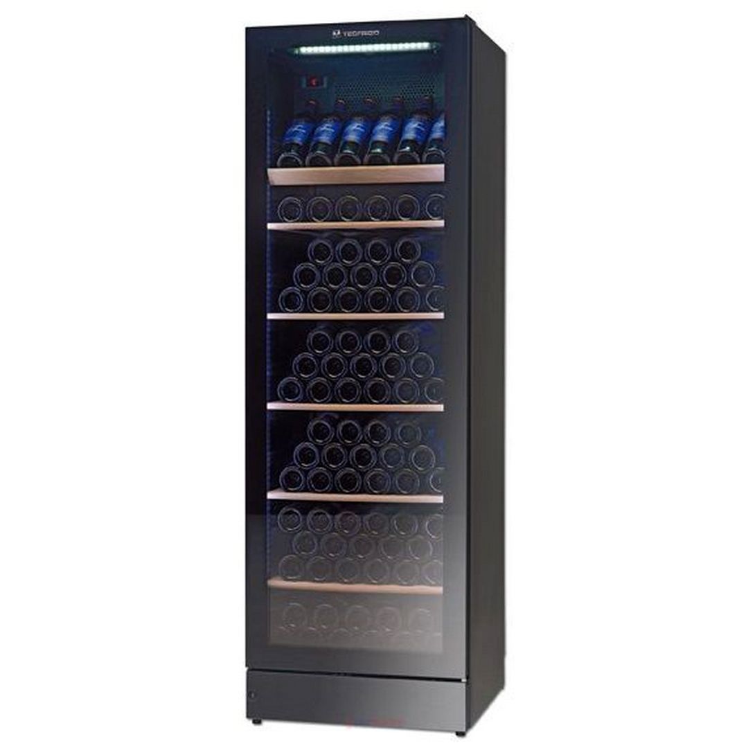 Шкаф винный вентилируемый WINE 185 FG Черный металлический