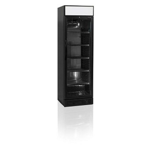 Шкаф холодильный со стеклом Tefcold CEV425CP-I BLACK