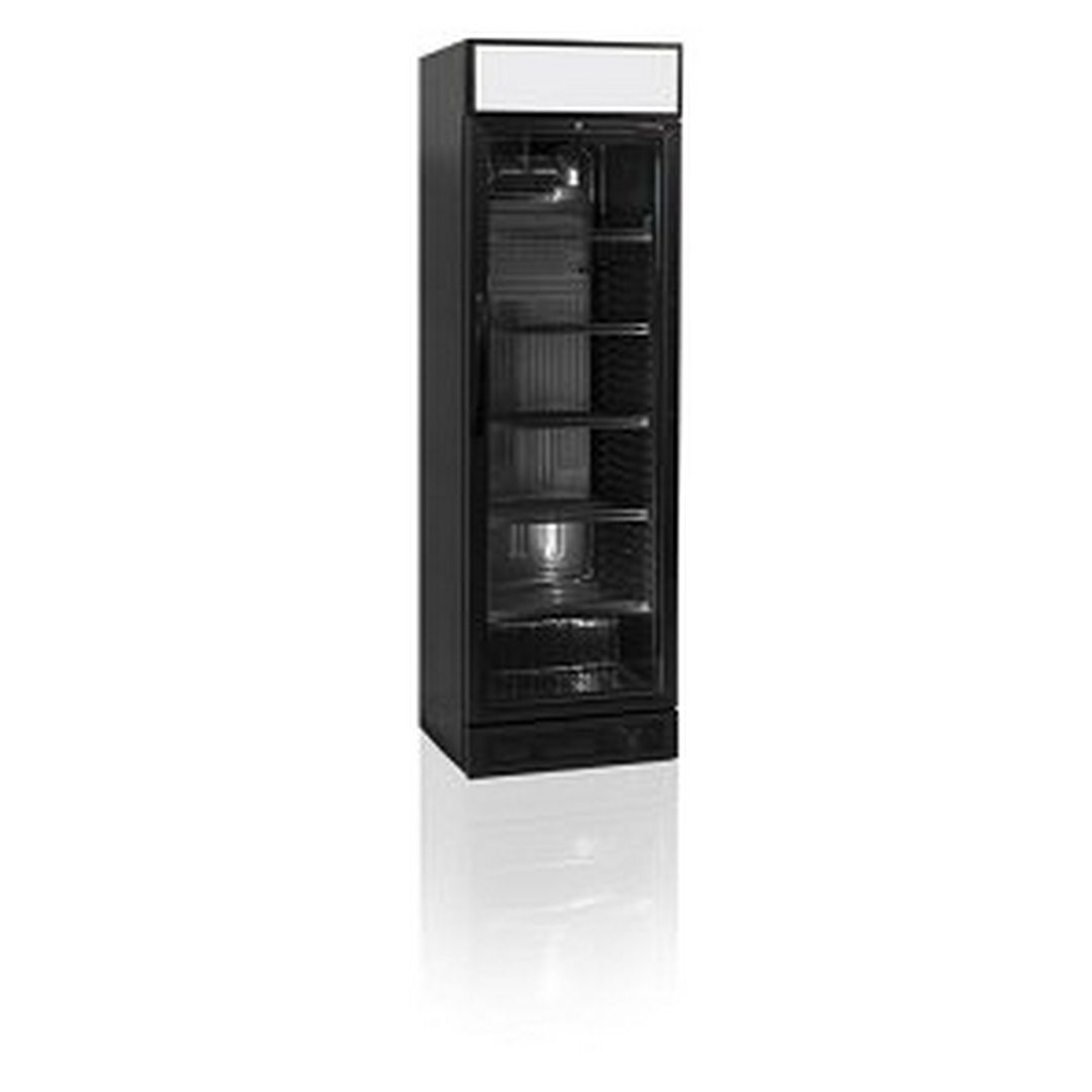 Шкаф холодильный со стеклом Tefcold CEV425CP-I BLACK