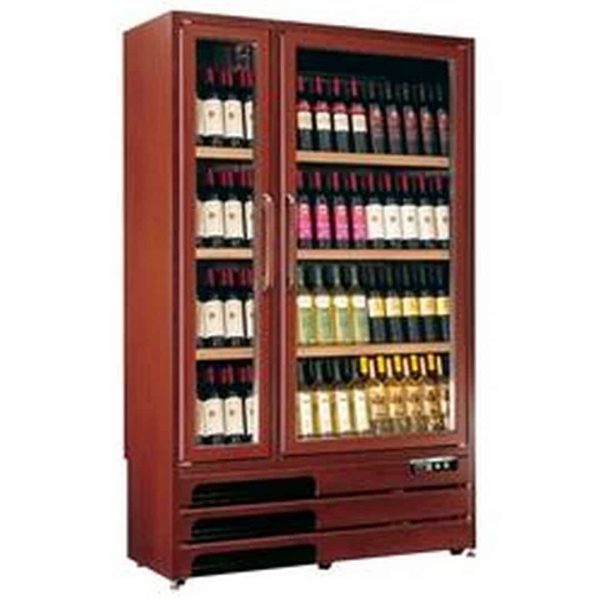 Шкаф винный Tecfrigo ENOPRESTIGE 600 2TV деревянный Темный орех