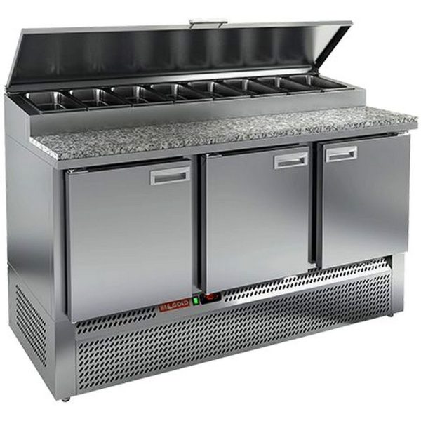 Стол для пиццы Hicold PZE1-111GN (1/3) камень