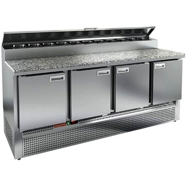 Стол для пиццы Hicold PZE2-1111GN (1/6) камень