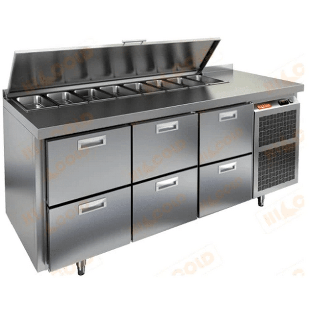 Стол для салатов Hicold SL1-222SN