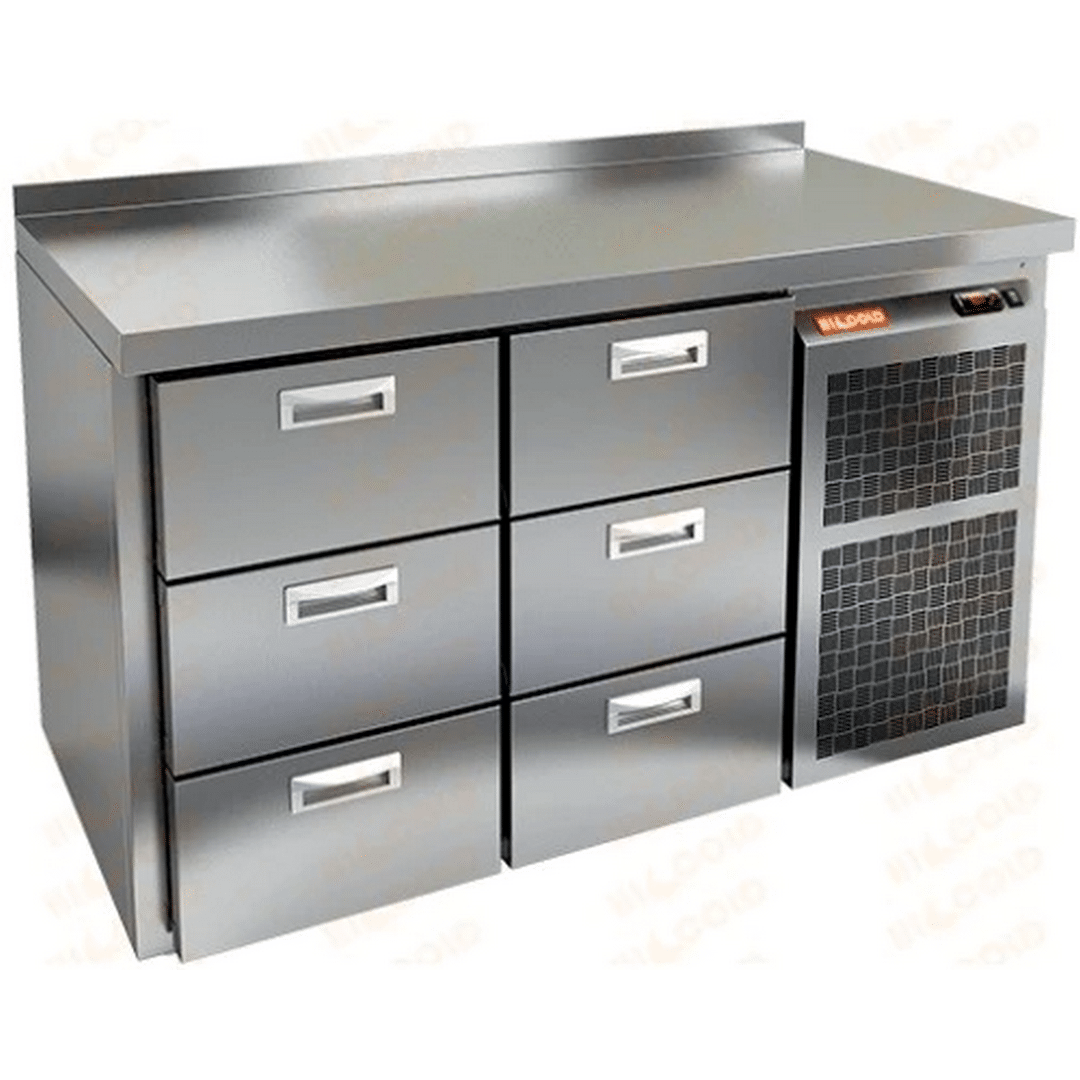 Стол холодильный Hicold GN 33 BR2 TN камень