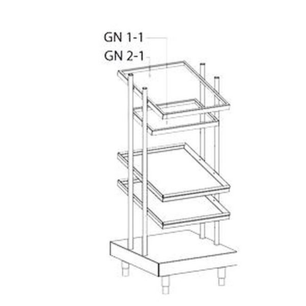 Диспенсер контейнеров и стаканов Apach Chef Line LDCG76
