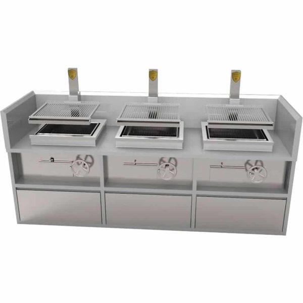 Гриль открытый JOSPER BASQUE PVJ-076-3
