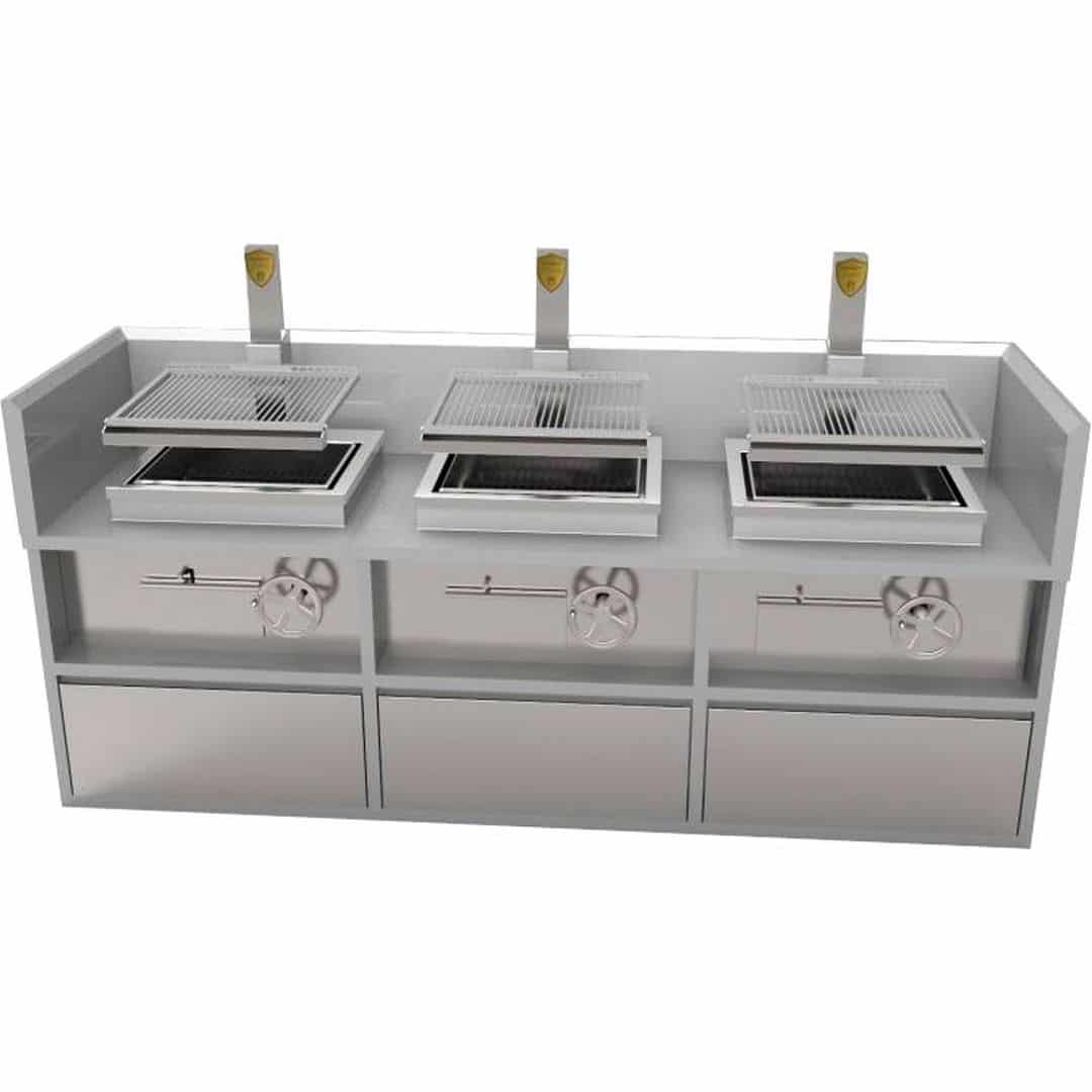 Гриль открытый JOSPER BASQUE PVJ-076-3