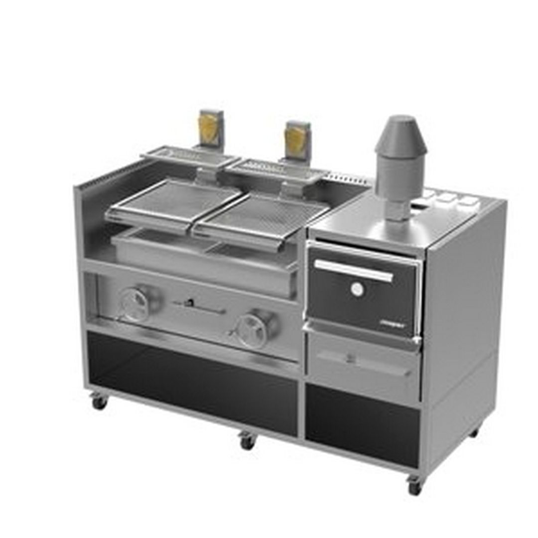 Гриль-печь JOSPER COMBO CVJ-050-2-HJX-25 (комбинированная)