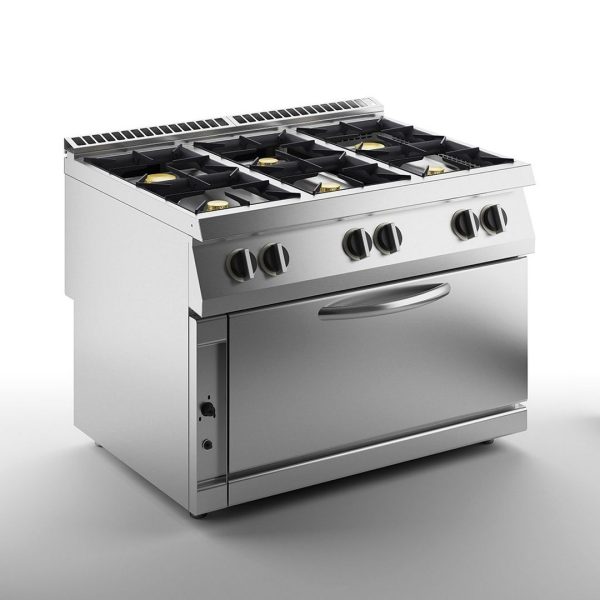 Плита газовая 6-ти конфорочная APACH  SLRRG129FG