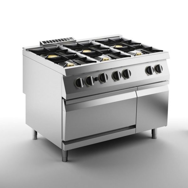 Плита газовая 6-ти конфорочная APACH  SLRRG129FGCS
