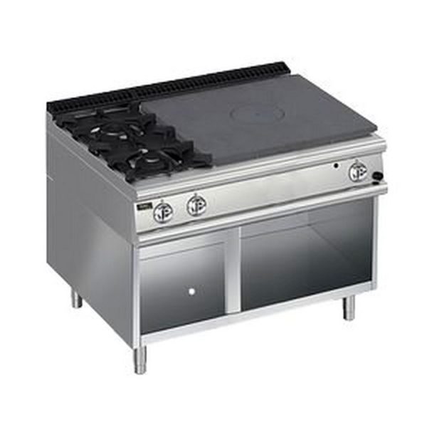 Плита со сплошной поверхностью газовая  Apach  LRSTG127R2SXOS