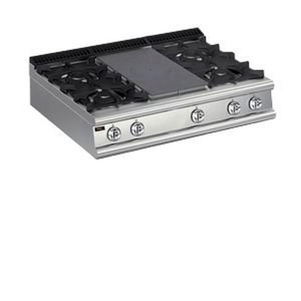 Плита со сплошной поверхностью газовая Apach LRSTG127R4