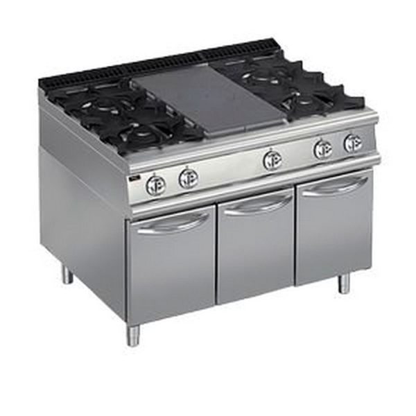 Плита со сплошной поверхностью газовая Apach LRSTG127R4CS