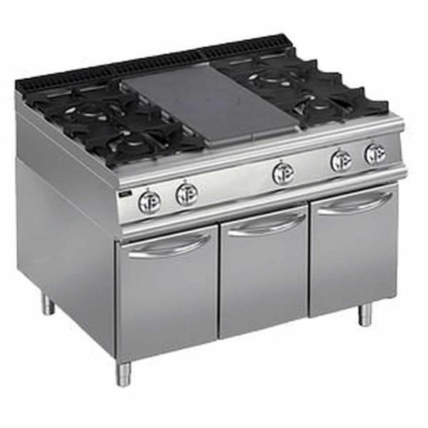 Плита со сплошной поверхностью газовая  Apach  LRSTG129R4CS