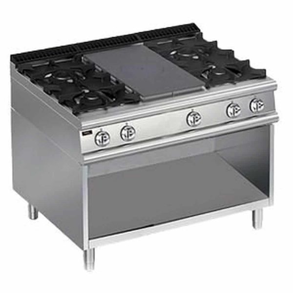 Плита со сплошной поверхностью газовая  Apach  LRSTG129R4OS