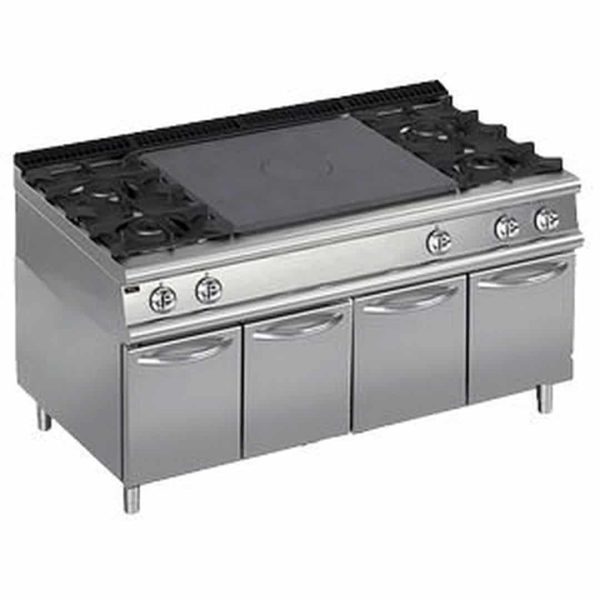 Плита со сплошной поверхностью газовая  Apach  LRSTG169R4CS