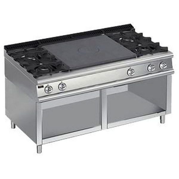 Плита со сплошной поверхностью газовая  Apach  LRSTG169R4OS