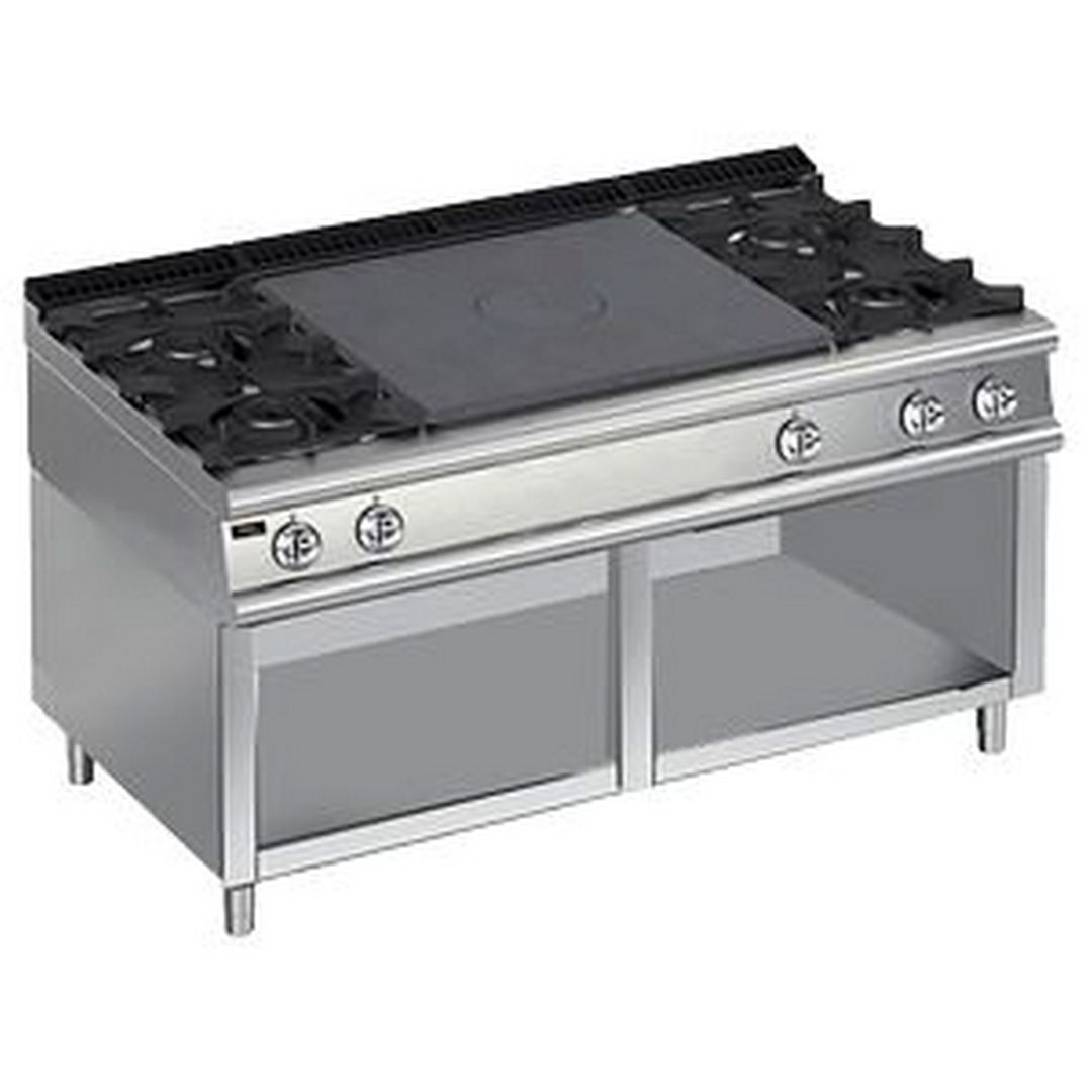 Плита со сплошной поверхностью газовая  Apach  LRSTG169R4OS