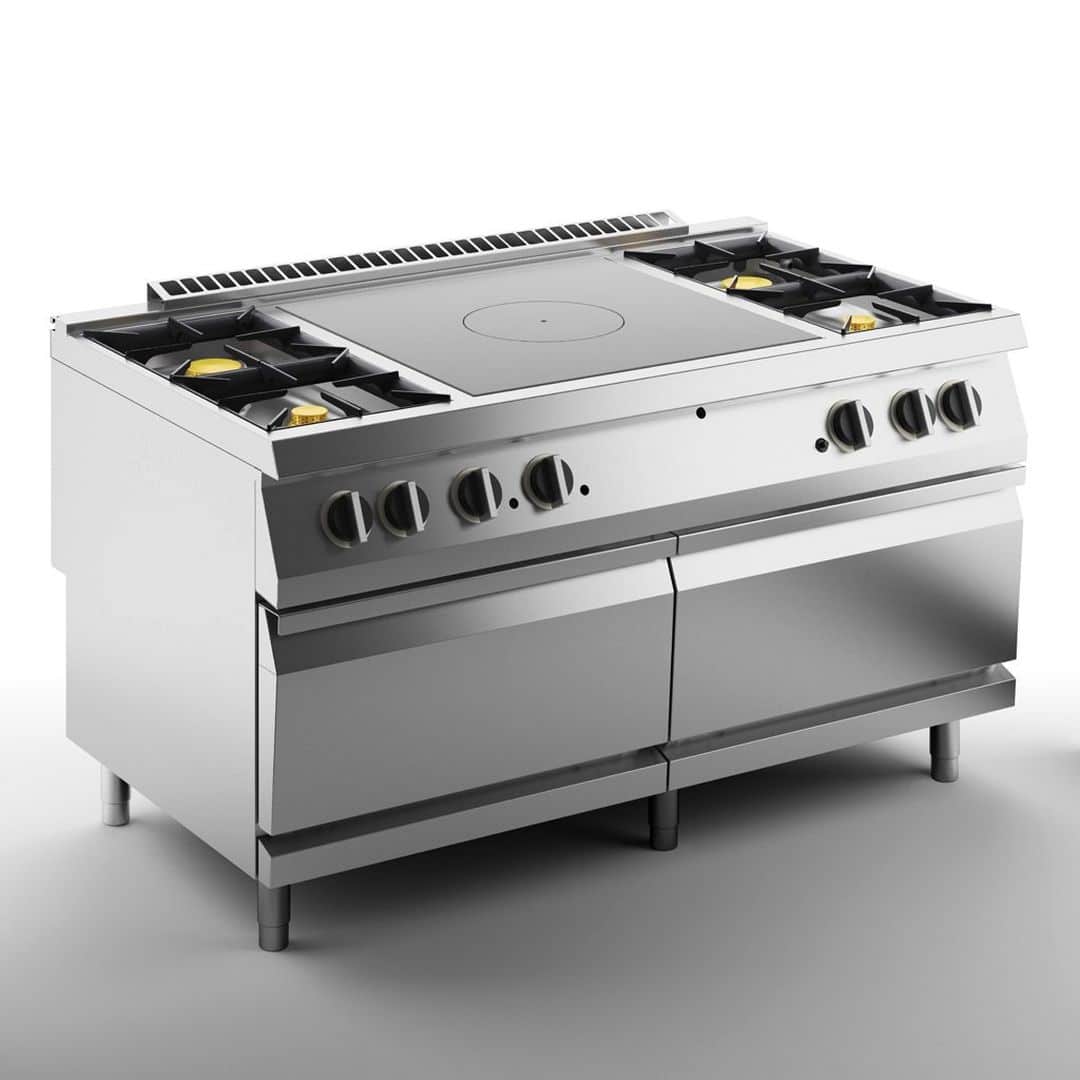 Плита со сплошной поверхностью газовая APACH  SLRSTG169R4FG