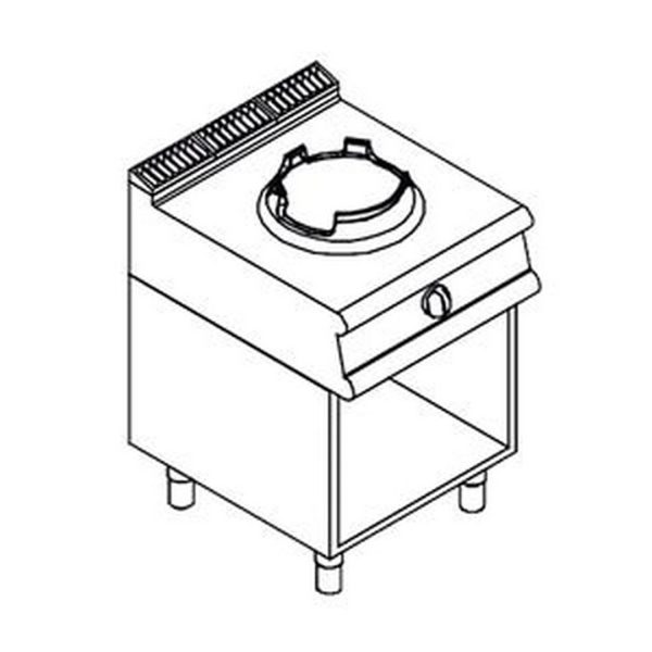 Плита WOK газовая  Apach  LRWG67POS
