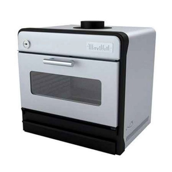 Печь угольная MOVILFRIT BR-48 INOX (с регулятором потока воздуха)