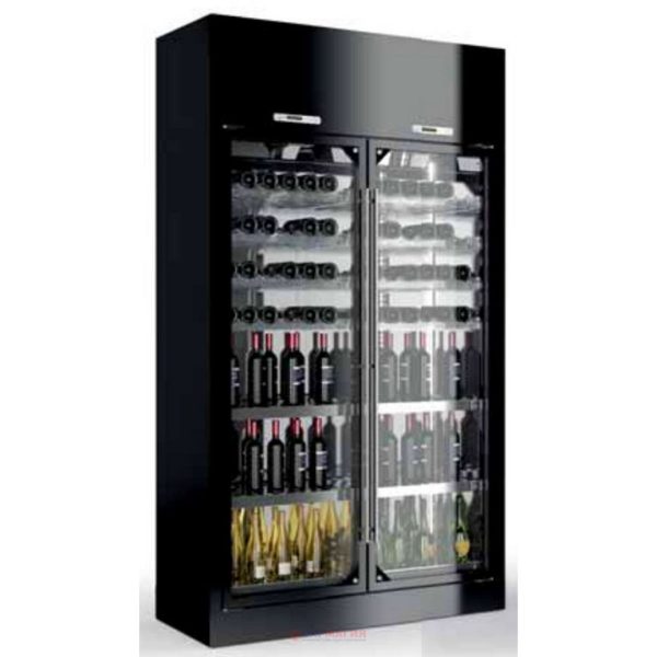 Шкаф винный Enofrigo WINE LIBRARY 2P WALL H260 P60 R Черный