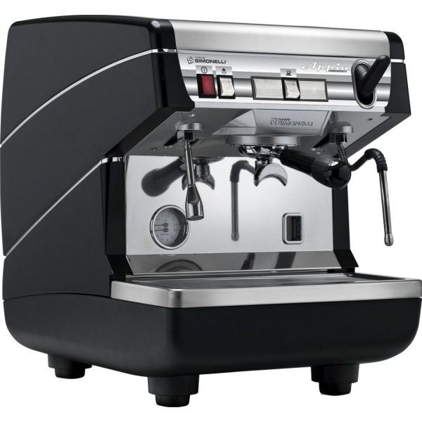 Кофемашина Nuova Simonelli Appia Life 1Gr S Черная Экономайзер Полуавтомат