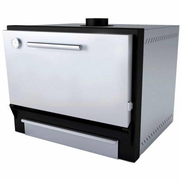 Печь угольная MOVILFRIT BR-48 INOX BLIND DOOR (с регулятором потока воздуха)