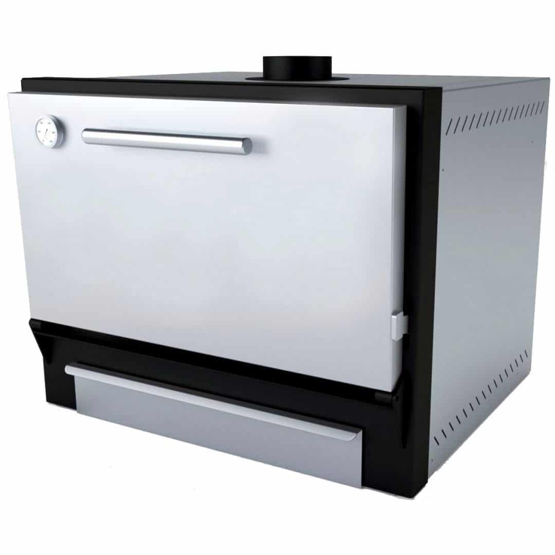 Печь угольная MOVILFRIT BR-48 INOX BLIND DOOR (с регулятором потока воздуха)