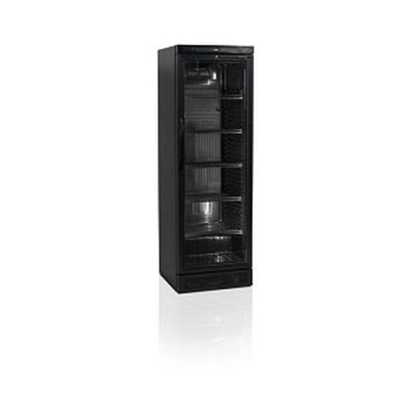 Шкаф холодильный со стеклом Tefcold CEV425-I BLACK