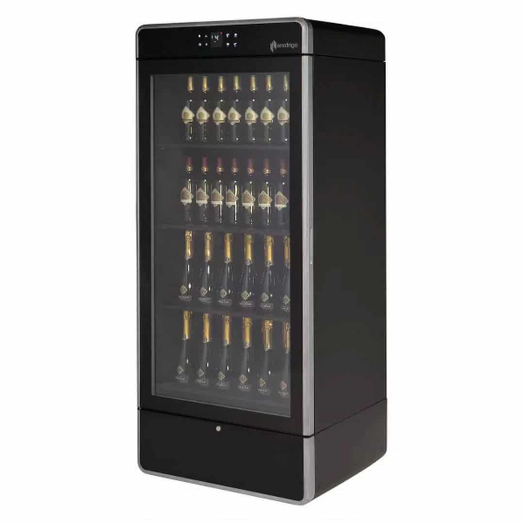 Шкаф винный стационарный Enofrigo IAM H2000 1P 1V RF ST Черный+СВ.ДЕРЕВО