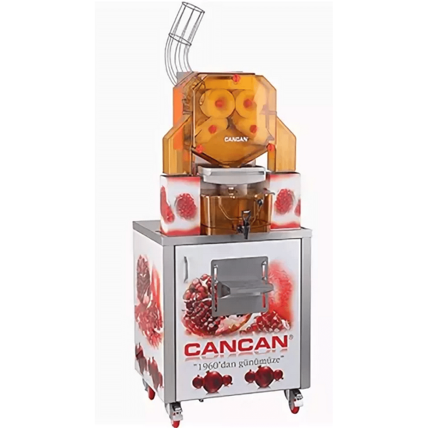 Соковыжималка граната и грейпфрута Cancan 32 на тележке с ёмкостью