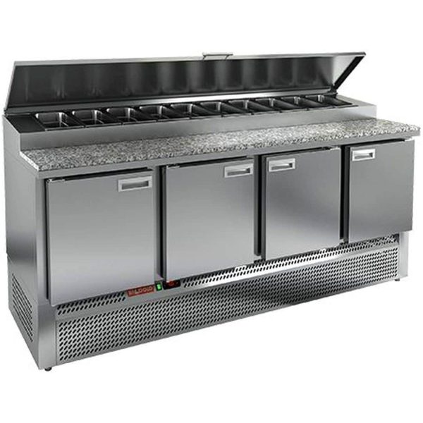 Стол для пиццы Hicold PZE1-1111GN (1/3) камень