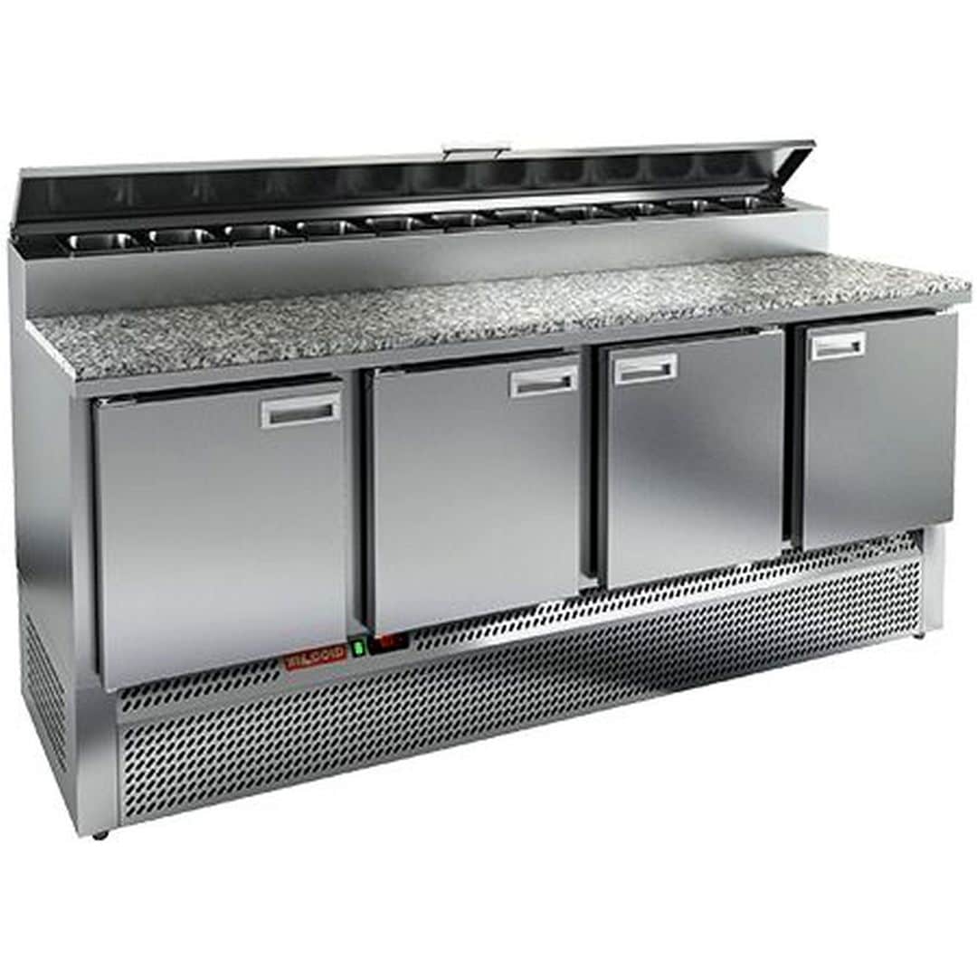 Стол для пиццы Hicold PZE2-1111GN (1/6) камень