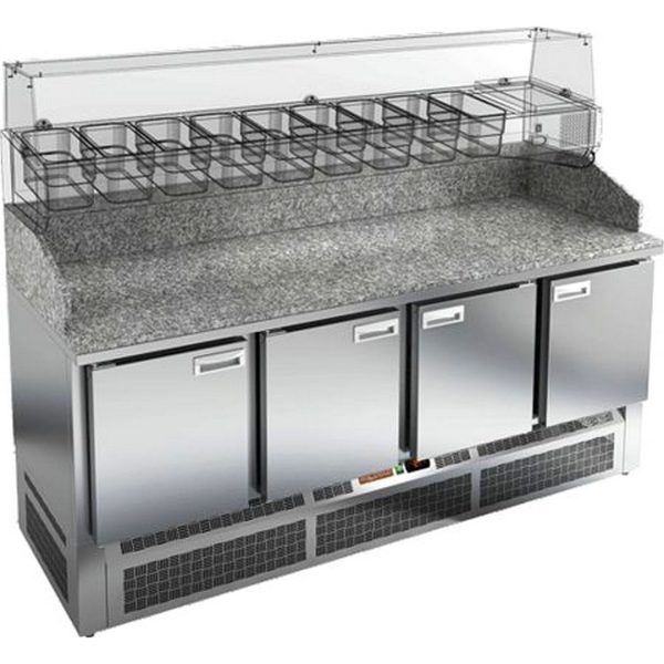 Стол для пиццы Hicold PZE3-1111/GN камень