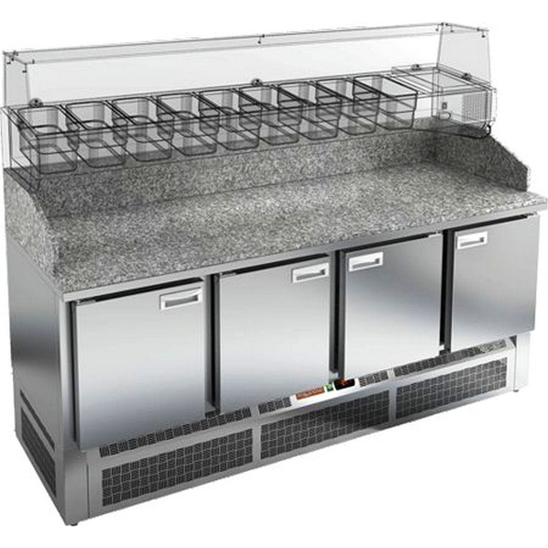 Стол для пиццы Hicold PZE3-1111/SN камень