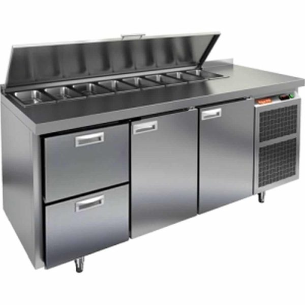 Стол для салатов Hicold SL1-211GN (1/3)