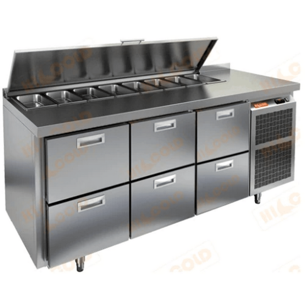 Стол для салатов Hicold SL1-222GN (1/3)