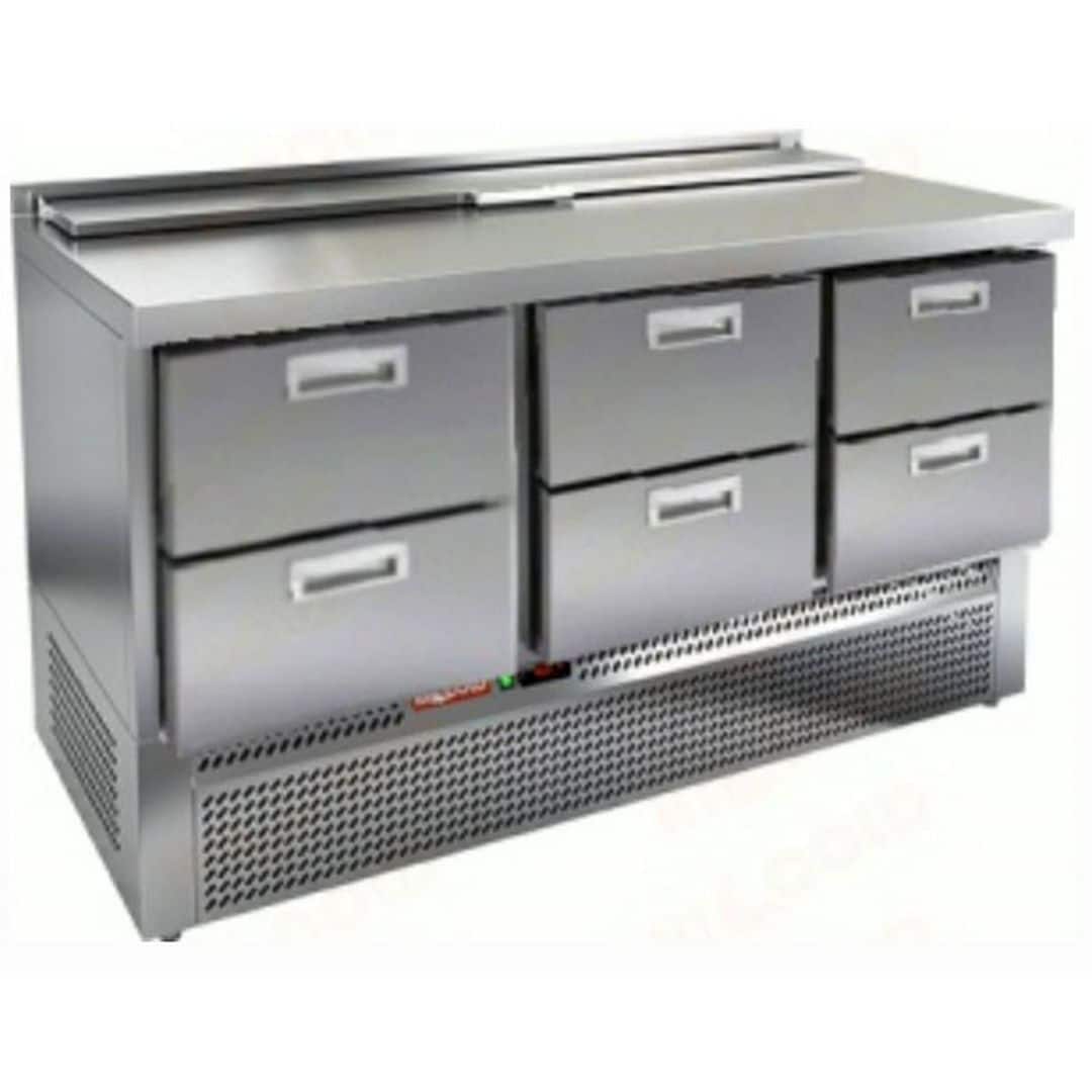 Стол для салатов Hicold SL1-222GN (1/3) без крышки