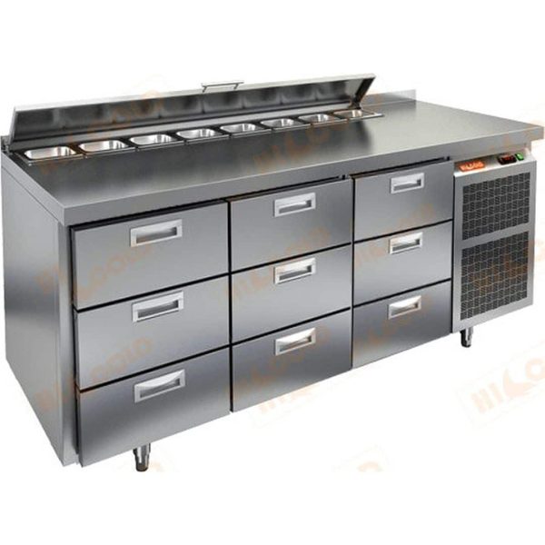 Стол для салатов Hicold SL2-333GN