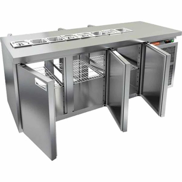 Стол для салатов Hicold SL2T-111/GN (1/6) без крышки