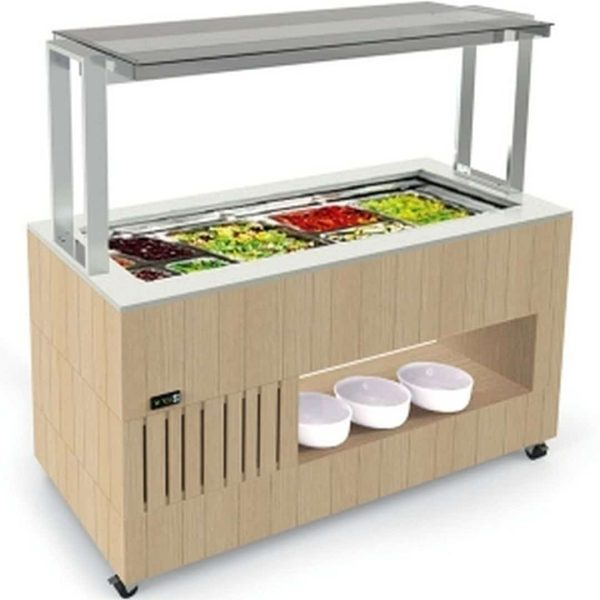Стол швед.охлажд. Enofrigo DOGE ISOLA SVT FISSA 2000 PRF СВЕТ.ДУБ